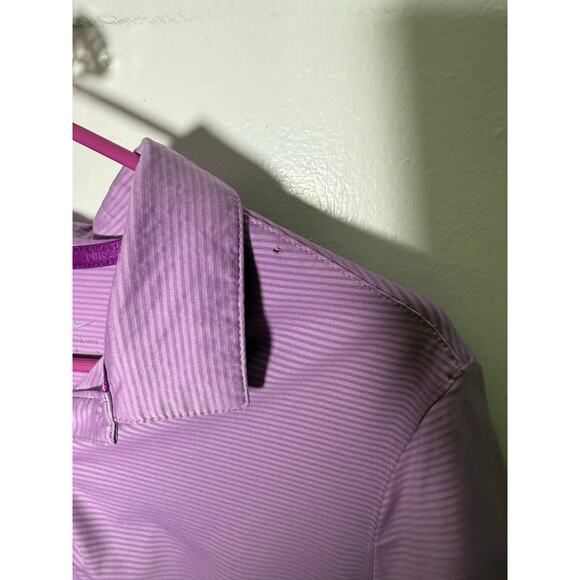 Nike Golf Tour Performance Purple Short Sleeve Athletic Polo Shirt Women's Large - Picture 4 of 7